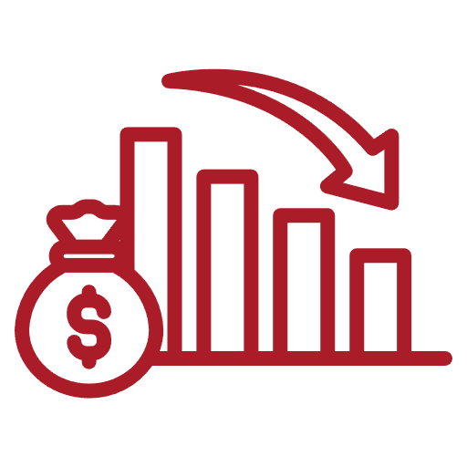 Menor inversión inicial en infraestructura Inversión Data Center
